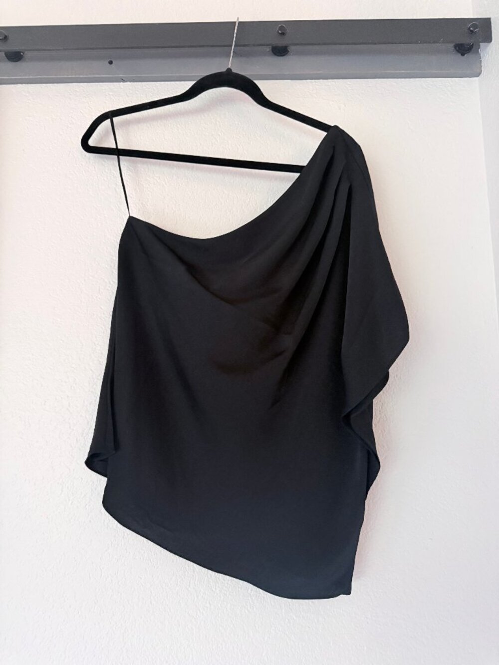 J.Crew One-Shoulder Draped Blouse